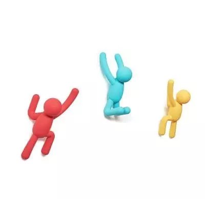 Patère murale set de 3 BUDDY HOOKS color UMBRA, 1001 Patères