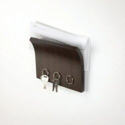 Porte courrier aimanté noir UMBRA