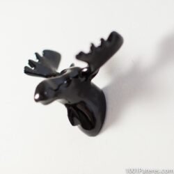 Patere deco animal elan noir laque CAPVENTURE
