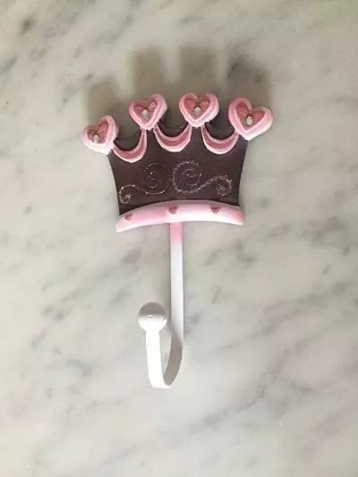 Porte manteau couronne de princesse pour chambre enfant fille, 1001 Patères
