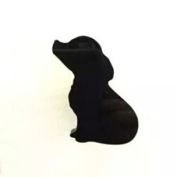 Porte vêtement chien plexi noir ABITO PETROZZI chez 1001 Patères