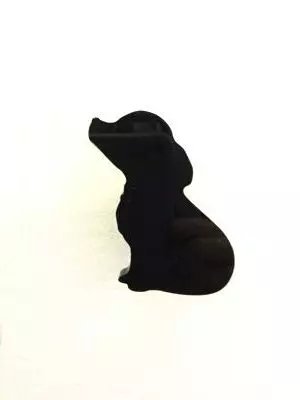 Porte vêtement chien plexi noir ABITO PETROZZI chez 1001 Patères