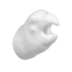 Porte manteau perroquet blanc CAPVENTURE, 1001 Patères
