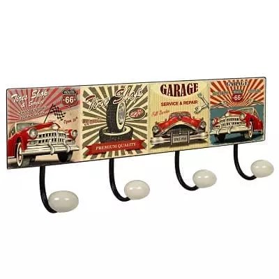 Patere-garage-voitures-americaines, 1001 Patères