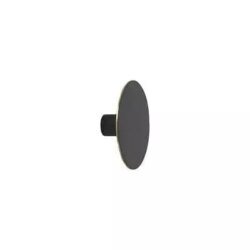 Patère métal cercle noir grand modèle FERM LIVING chez 1001 Patères