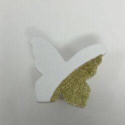 Patere papillon blanc et paillettes dans le site N°1 de patère et porte-manteaux de france