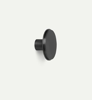 Patere-ronde-en-acier-noir-mat-FERM-LIVING-grand-modele