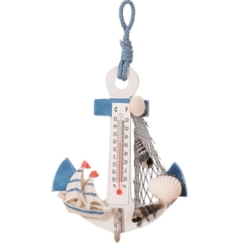 Image 1001 Patère Patere thermometre ancre marine dans le site N°1 de patère et porte-manteaux de france