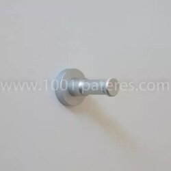 Patère tige Color design aluminium grise