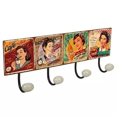 Patère vintage cuisine style américain, 1001 Patères