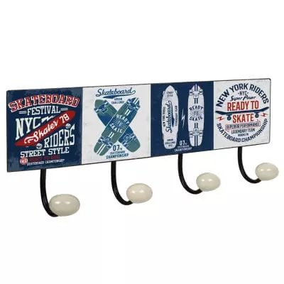Patère vintage SKATEBOARD chez 1001 Patères