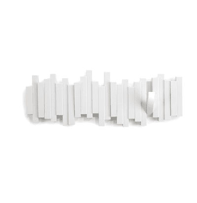Image 1001 Patère Pateres deployantes UMBRA sticks blanc dans le site N°1 de patère et porte-manteaux de france