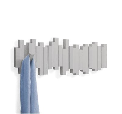 Image 1001 Patère Pateres deployantes UMBRA sticks gris dans le site N°1 de patère et porte-manteaux de france