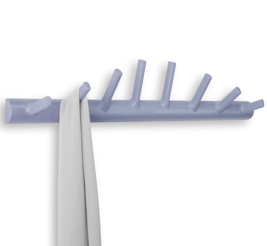 Pateres design 8 HUMBRA HELIX mauve dans le site N°1 de patère et porte-manteaux de france