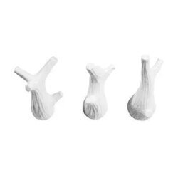 Patères design set de 3 branches blanches Puhlmann chez 1001 Patères