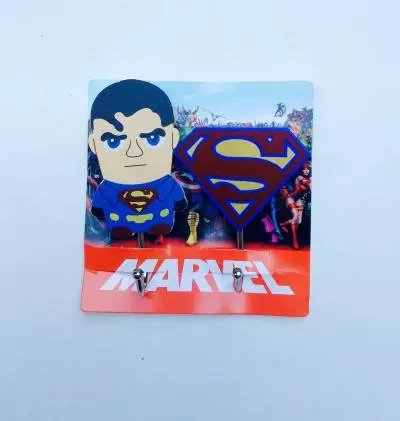 Patères design superman super héros set de 2, chez 1001 Patères