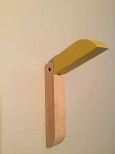 Porte-manteau-TOUCAN-DRUGEOT-jaune-moutarde