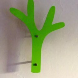 Porte-manteau design arbre vert chez 1001 Patères