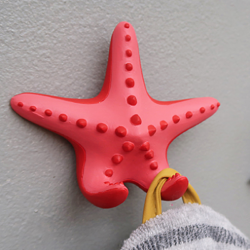 Patère murale étoile de mer - Collection Marine par CAPVENTURE, chez 1001 Patères