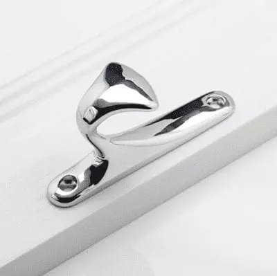 Porte manteau mural aluminium brillant 1001 Patères