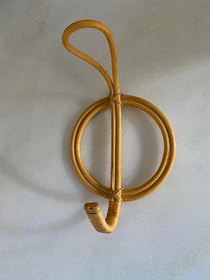 Image 1001 Patère Porte manteau osier naturel a patere double rotated dans le site N°1 de patère et porte-manteaux de france