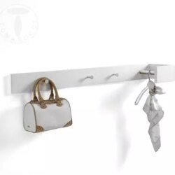 Porte-manteaux-design-italien-TOMASUCCI-CARL-blanc-laque, 1001 Patères