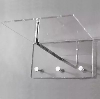 Porte manteaux entree TOMASUCCI GHOST plexi transparent, 1001 Patères