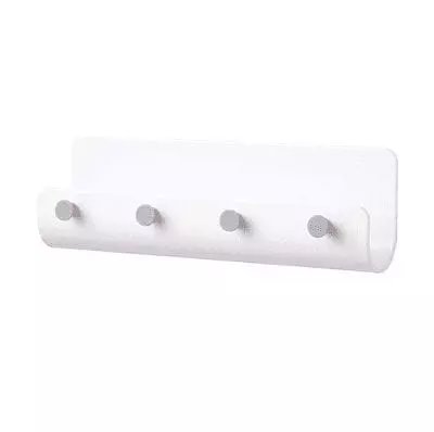Vide poche blanc gris plastique autocollant