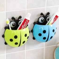 Porte brosse à dent coccinelles pour salle de bain chez 1001 Patères