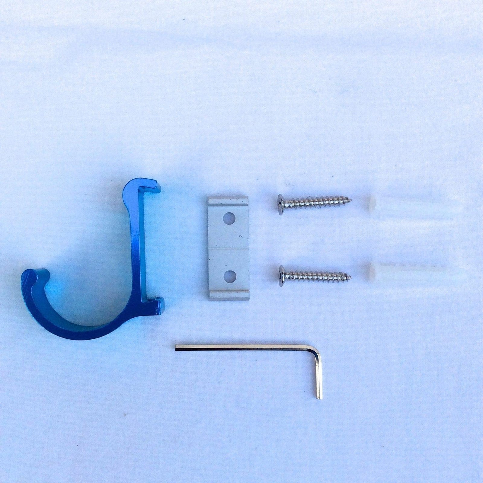 Image 1001 Patère patère color aluminium bleu turquoise kit dans le site N°1 de patère et porte-manteaux de france