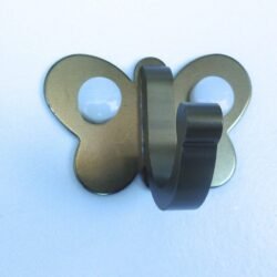 Image 1001 Patère patere color design aluminium papillon brun dans le site N°1 de patère et porte-manteaux de france