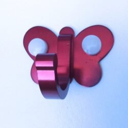 Image 1001 Patère patere color design aluminium papillon rouge dans le site N°1 de patère et porte-manteaux de france