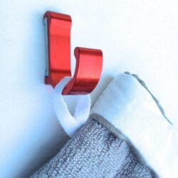 Image 1001 Patère patere color design aluminium rouge 2 dans le site N°1 de patère et porte-manteaux de france