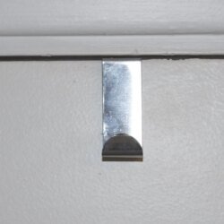 Patère sur porte acier inoxydable