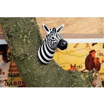 Image 1001 Patère porte manteau zebre tropical dans le site N°1 de patère et porte-manteaux de france