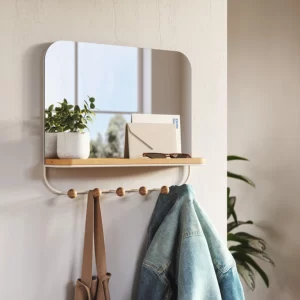 Miroir-porte-manteaux-avec-tablette-vide-poches-UMBRA-ESTIQUE-MIRROR
