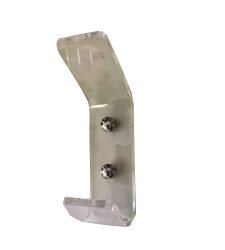 Patere double en plexi transparent ADELE PETROZZI