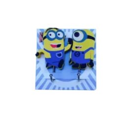 Patères design et amusantes en bois LES MINIONS