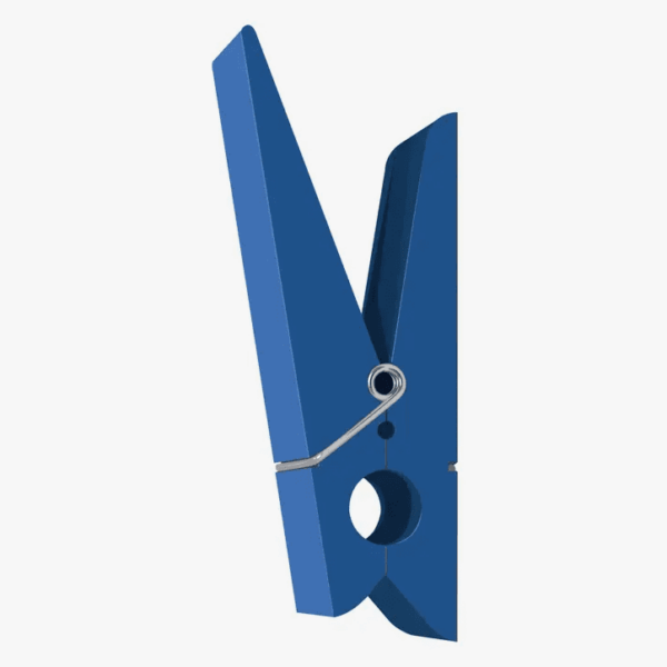 Patère bleue design PINCE ALORS SWABDESIGN
