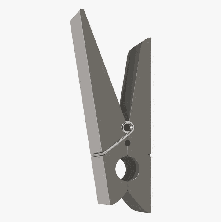 Patère grise design PINCE ALORS SWABDESIGN