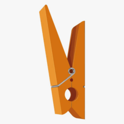 Patère orange design PINCE ALORS SWABDESIGN