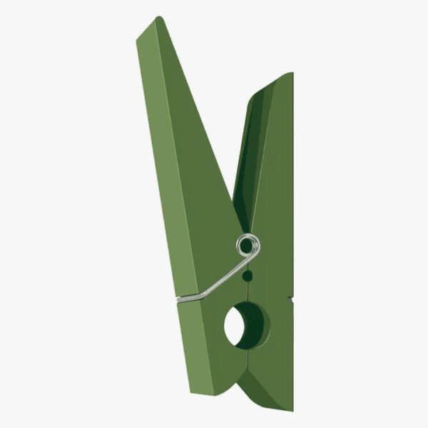 Patère verte design PINCE ALORS SWABDESIGN