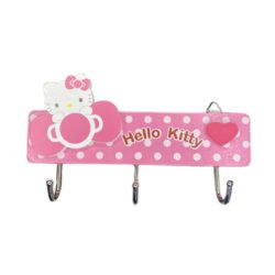 Patère autocollante HELLO KITTY 3 crochets