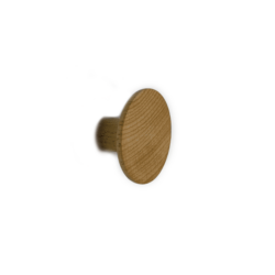 Patere ronde en bois naturel style scandinave